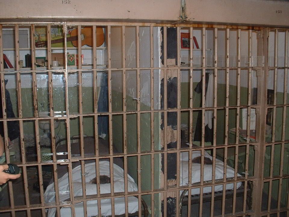 Actual Cells And Papier Mache Heads Used In Clint Eastwoods \'Escape